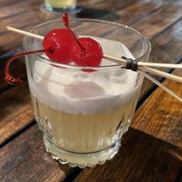 Amaretto sour (vegan) at Rococo in Hawthorn