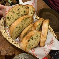 Garlic bread  at Rococo in Hawthorn