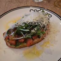 Vegan bruschetta at Rococo in Hawthorn