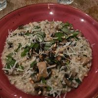 Vegan mushroom risotto at Rococo in Hawthorn