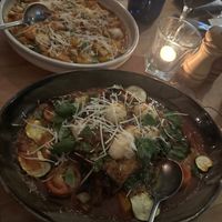 Gnocchi and lasagna   at Rococo in Hawthorn