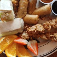 Vegan assorted starter at Sab Lai Thai Kitchen in San Diego