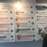 Menu  at Fresher in Chiang Mai