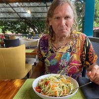 Delicious Vegan Som Tam at Jerah Thai Restaurant in Haco, Costa Rica at Jerah in Jaco