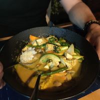 Yellow curry at Jerah in Jaco
