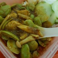 Petai mushroom rice ~ Circuit Breaker Period Phrase 2 at 340 Vegetarian in Northeast Singapore