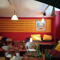 inside at Dharmasala in Prague