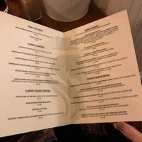 Sunday menu at The Coach & Horses in Southampton