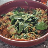 Homemade dumplings at Balance Bowl in Gzira