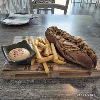 Hot dog at Balance Bowl in Gzira