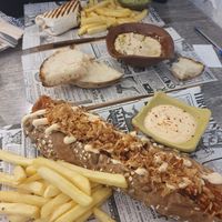 Bbq jack sub and hummus with ftira at Balance Bowl in Gzira