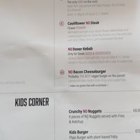 Menu at Balance Bowl in Gzira