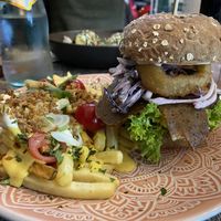 Best burger on the island 😋  at Balance Bowl in Gzira