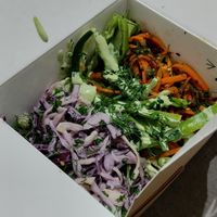 Side salads at Balance Bowl in Gzira