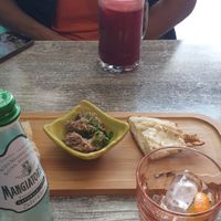 Broad bean spread at Balance Bowl in Gzira