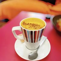 Golden Latte #Veganuary at Balance Bowl in Gzira