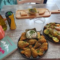No calamari was delicious at Balance Bowl in Gzira
