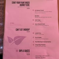 Menu  at Balance Bowl in Gzira