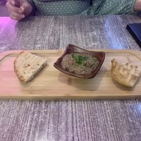 Gruß aus der Küche - Pilzpaste mit Brot  at Balance Bowl in Gzira