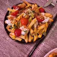 Loaded fries at Balance Bowl in Gzira