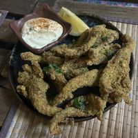 Deep fried oyster mushrooms  at Balance Bowl in Gzira