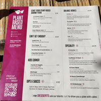Food menu at Balance Bowl in Gzira