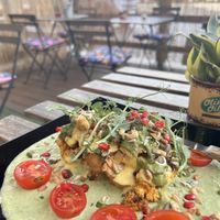 Overnight marinated Cauliflower steak   at Balance Bowl in Gzira