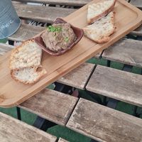 Side dish we got for free, I think it was some kind of kidneydip at Balance Bowl in Gzira