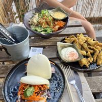 Calamari,buns, protein bowl  at Balance Bowl in Gzira