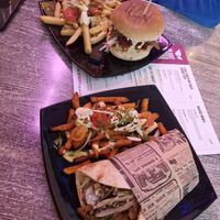 No Chicken Burger & Donner Kebab wrap at Balance Bowl in Gzira