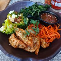 Gyoza at Balance Bowl in Gzira