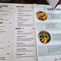 Menu at Balance Bowl in Gzira