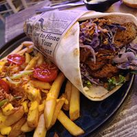 Seitan wrap at Balance Bowl in Gzira