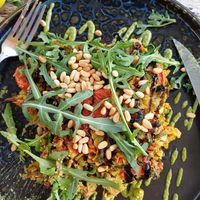 Fritatta, delicious. Larger portion that the picture shows as the plate was huge. at Balance Bowl in Gzira