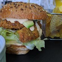 Burger at Balance Bowl in Gzira
