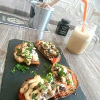 Breakfast toastie and smoothie at Balance Bowl in Gzira