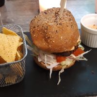 Portobello burger at Balance Bowl in Gzira
