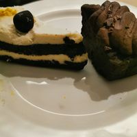 Caramel cheesecake and a brownie, bit squashed on way home but still amazing  at Balance Bowl in Gzira