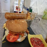 Beyond burger at Balance Bowl in Gzira