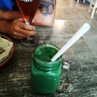 Blue lagoon smoothie at Balance Bowl in Gzira