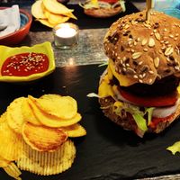 Beyond madness burger at Balance Bowl in Gzira