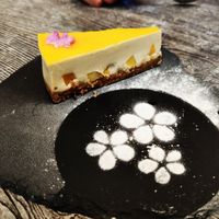 Mango cheesecake at Balance Bowl in Gzira