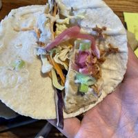 Two pieces of mock meat - hard and staff didn’t care   at Harvester in Portsmouth