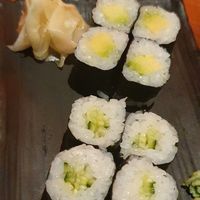 Cucumber and avocado maki at Oiishi in East Kilbride