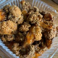 Buffalo Cauliflower was cold, wilted and oily. at Capybara in Ridgewood