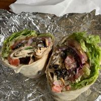 Capybara Wrap is mainly burger toppings inside a tortilla wrap. The kind of meal you forget what it tastes like, while you’re still eating it.  at Capybara in Ridgewood