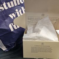 Nicely wrapped yum at Fudge Kitchen in Canterbury