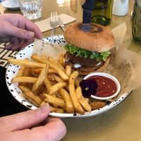 Burger at Kindred NZ in Dunedin