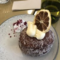 Filled donut  at Kindred NZ in Dunedin