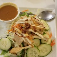 Asian salad at Loving Hut - Chandler St in Worcester